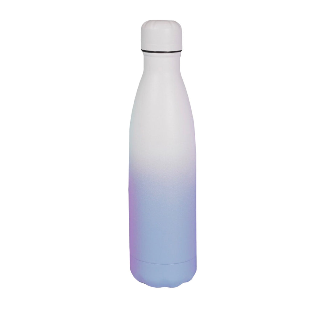 Therma Water Bottle - Ombre Sky Blue White