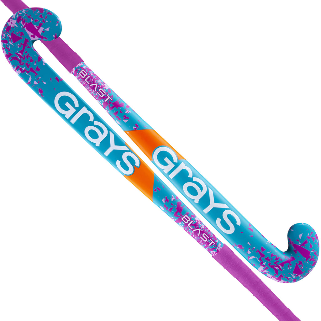 Grays Blast Wooden Hockey Stick Pink/Teal