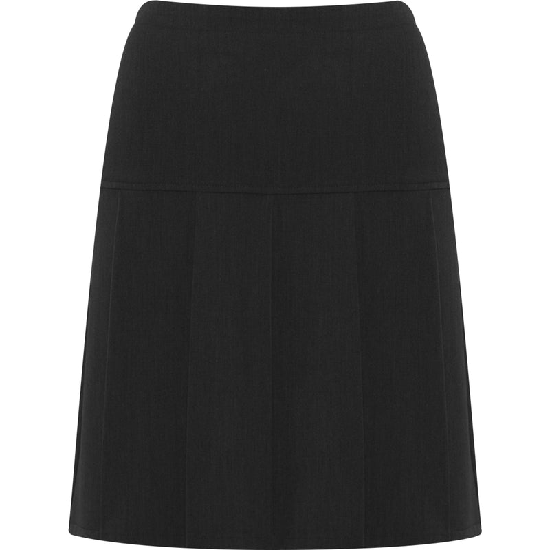 Black Charleston Pleated Skirt