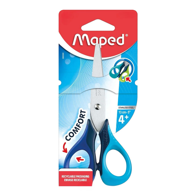 Maped Stainless Steel Comfort Scissors L/H