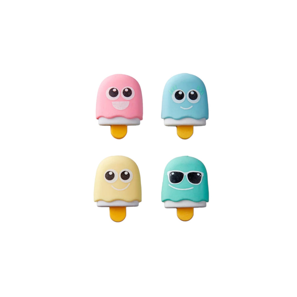 Ice Lolly Erasers 4 Pack