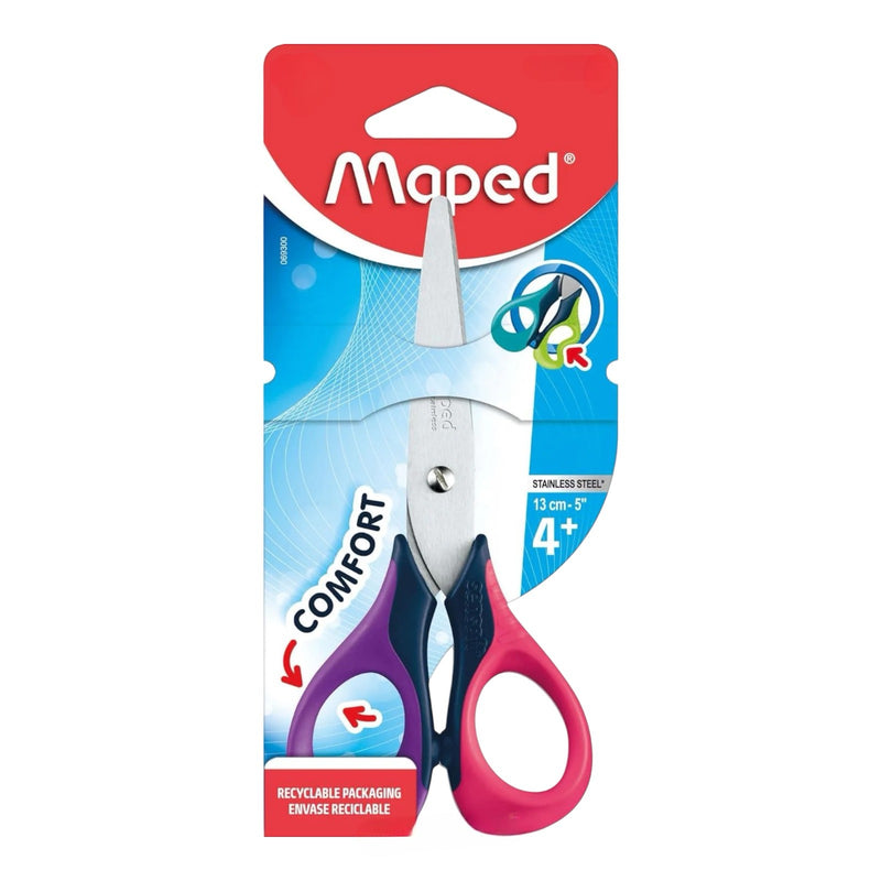 Maped Stainless Steel Comfort Scissors L/H