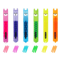Legami Teddys Mood Set of 6 Mini Highlighter Pens