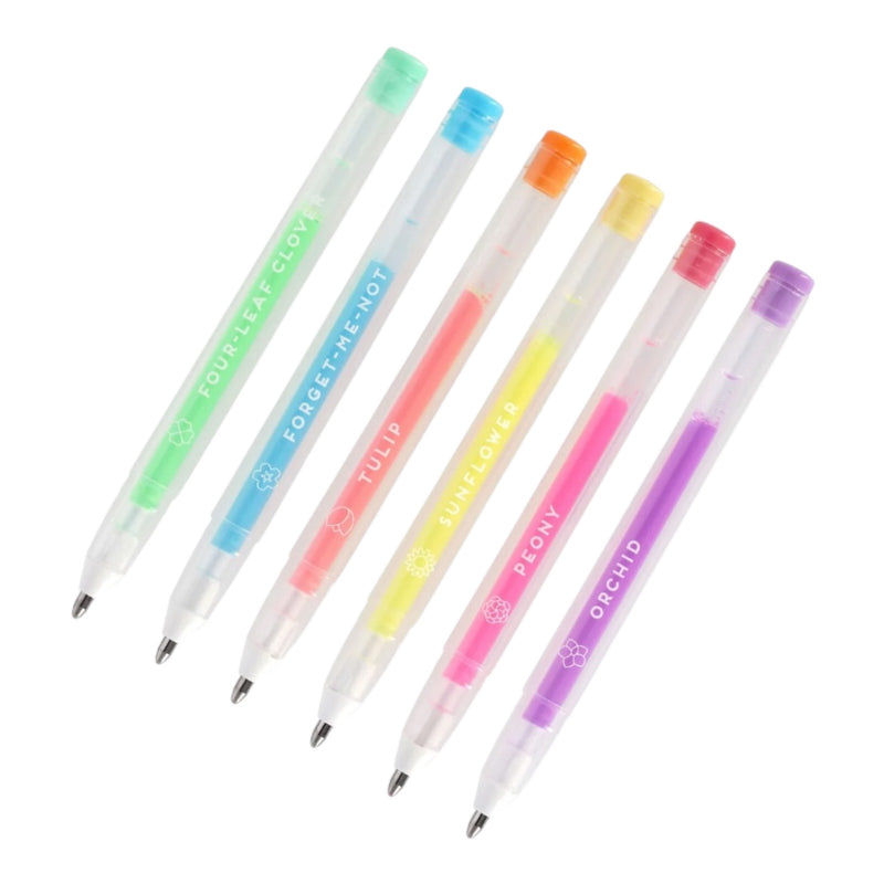 Legami Set of 6 Pastel Gel Pens