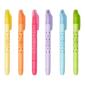 Set of 6 Erasable Legami Highlighter Pens