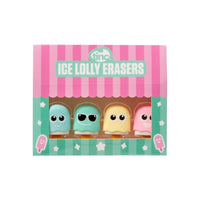 Ice Lolly Erasers 4 Pack
