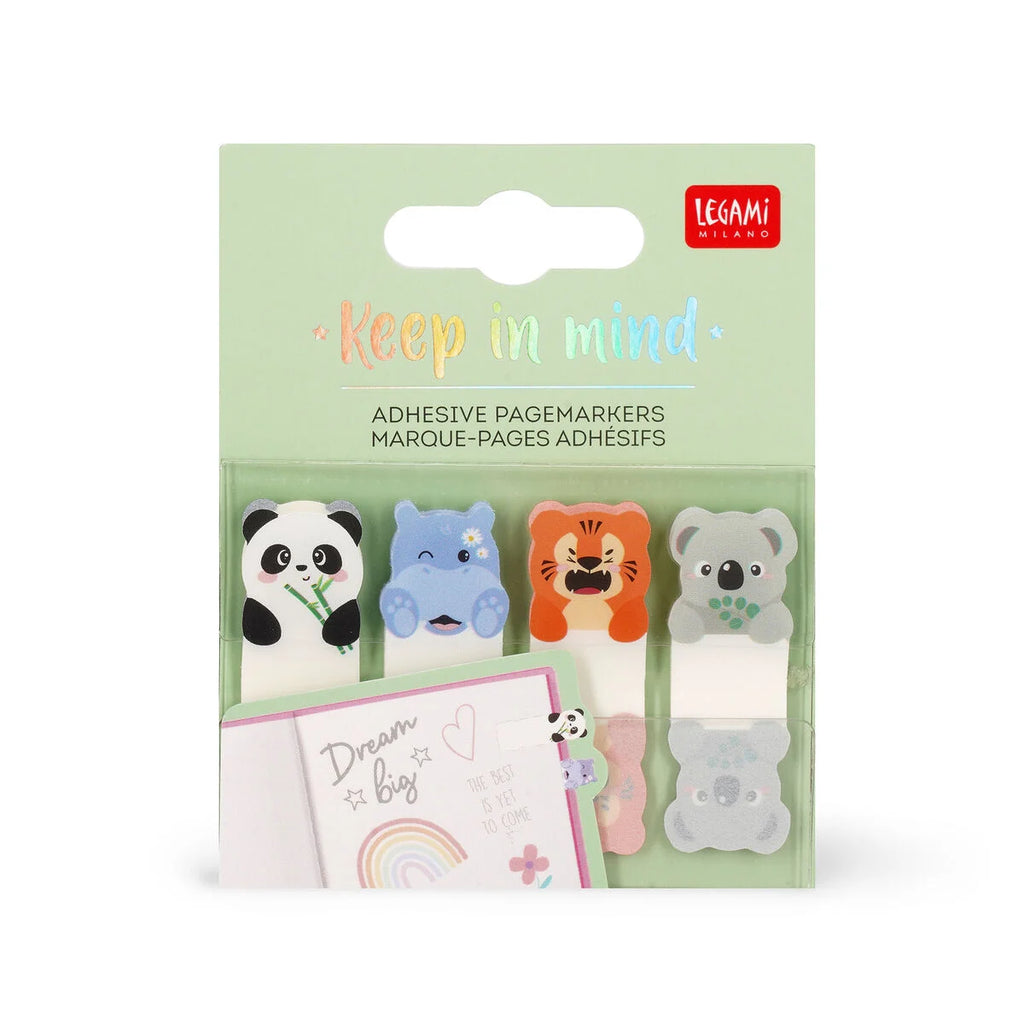 Legami Cute Animals Adhesive Pagemarkers