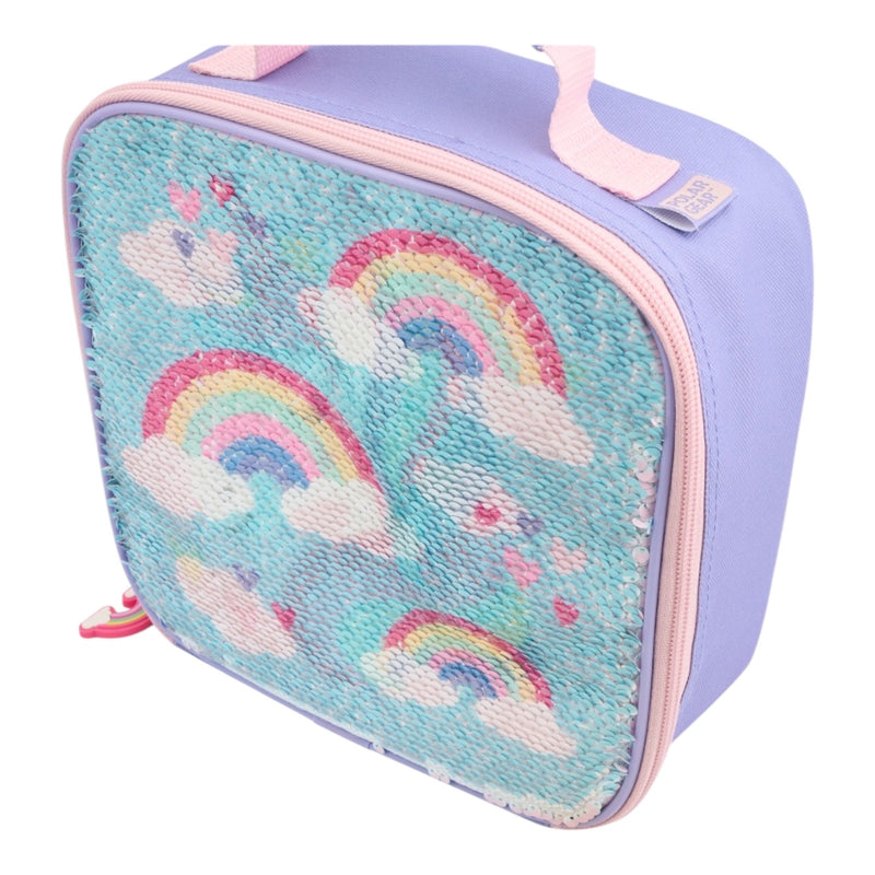 Unicorn Rainbow Sequin Lunch Bag and Water Bottle