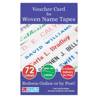 72 Woven Name Labels