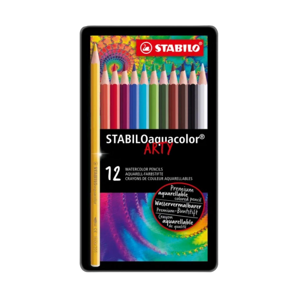 Stabilo Aquacolor 12 Pack Arty Pencils