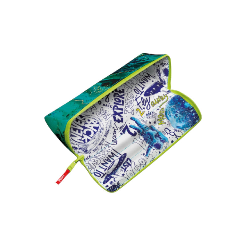 Maped Open XXL Customised Reversible Sides Pencil Case Blue