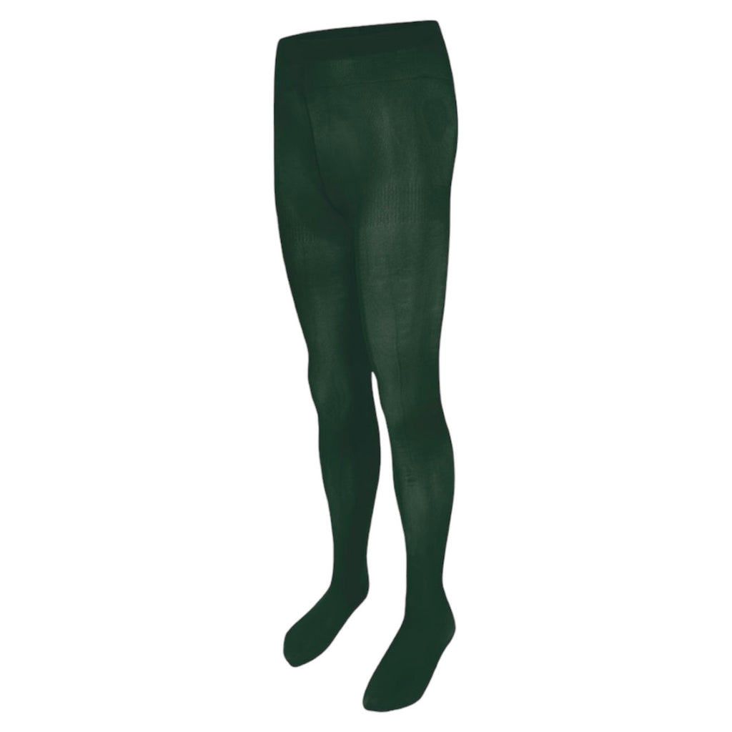Bottle Green Twin Pack Opaque Tights