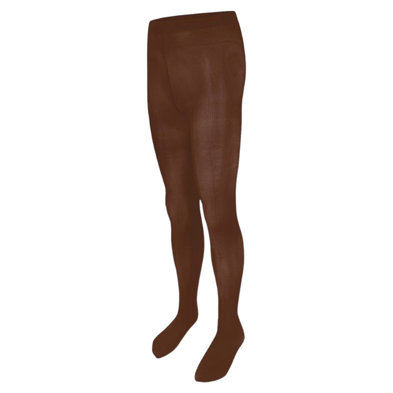 Brown Twin Pack Opaque Tights