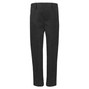 Charcoal Junior Elastic Waist Relaxed Fit Trousers