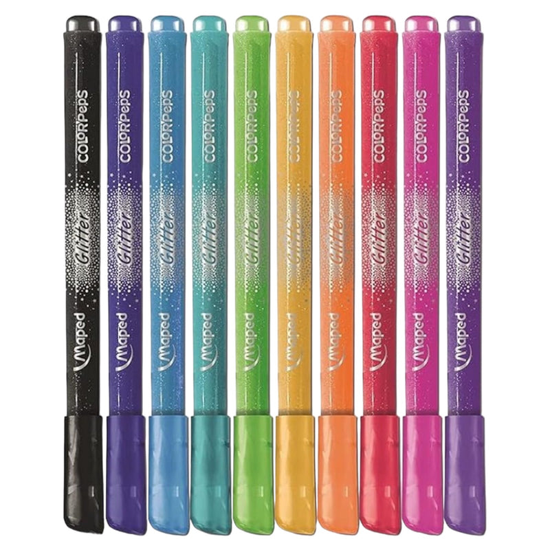 Helix Color Peps Glitter Pens 10 Pack