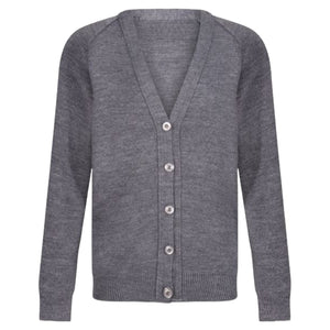 Grey Cardigan - 50% Cotton 50% Acrylic