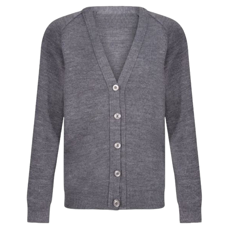 Grey Cardigan - 50% Cotton 50% Acrylic