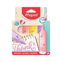 Maped Flex Pastel Highlighters 4 Pack
