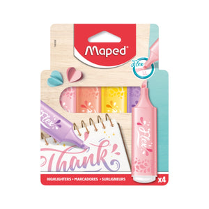 Maped Flex Pastel Highlighters 4 Pack