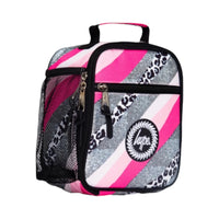 Hype Glitter Leopard Lunch Bag