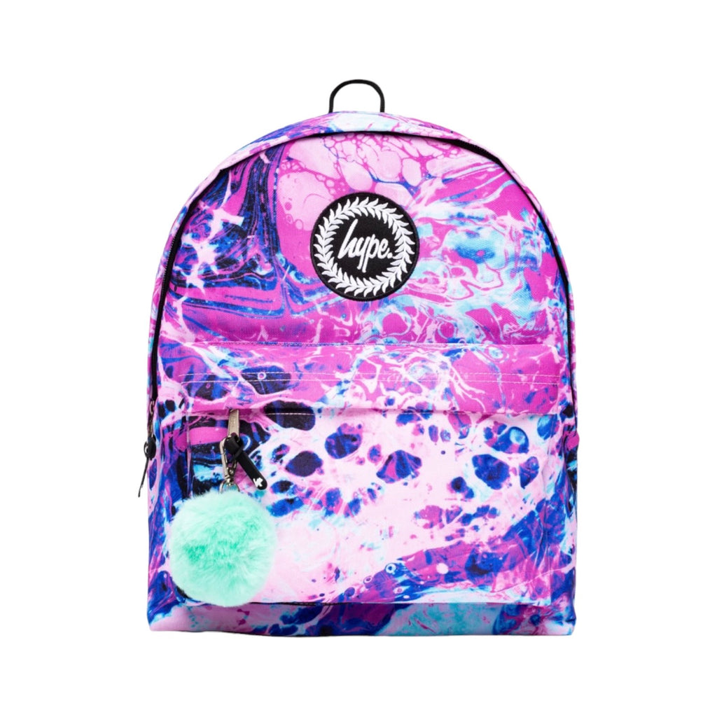 Hype Pink Mermaid Marble Backpack
