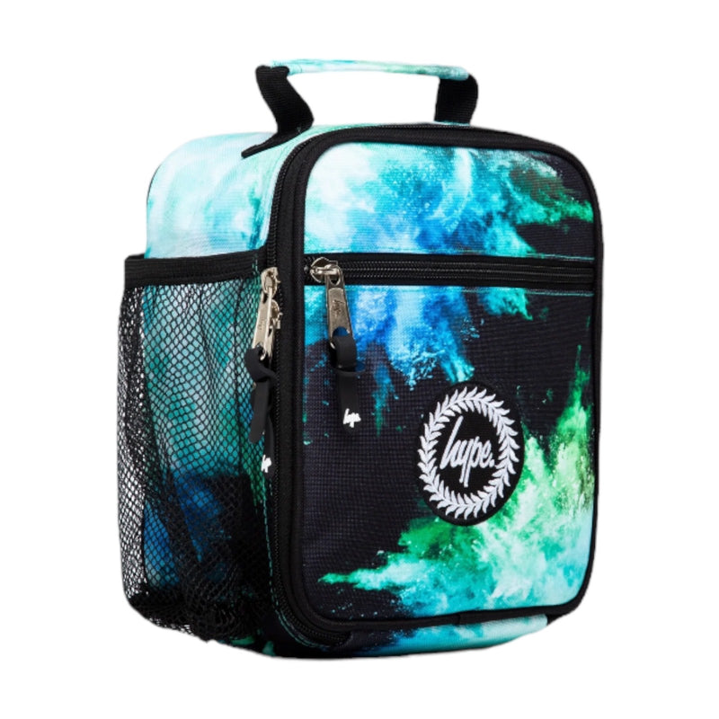 Hype Blue & Green Chalk Dust Lunch Bag