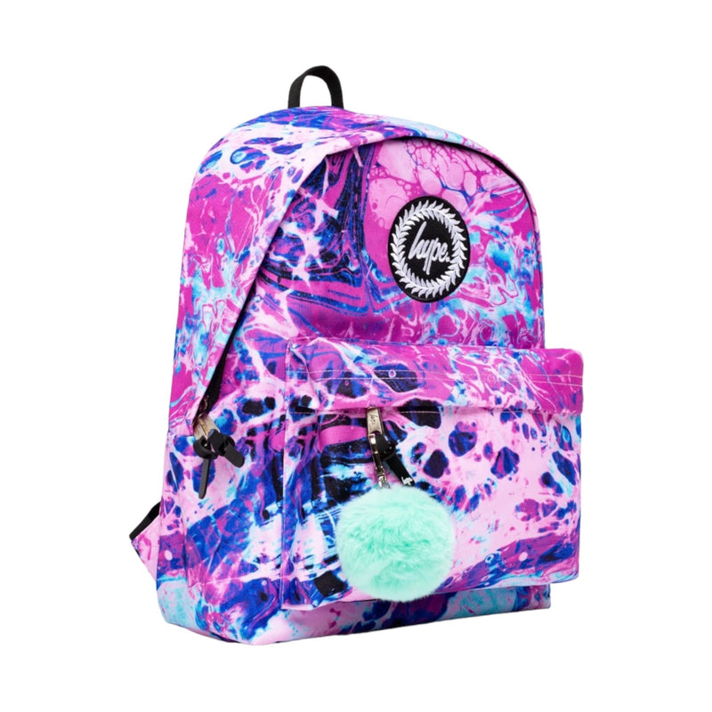 Hype Pink Mermaid Marble Backpack