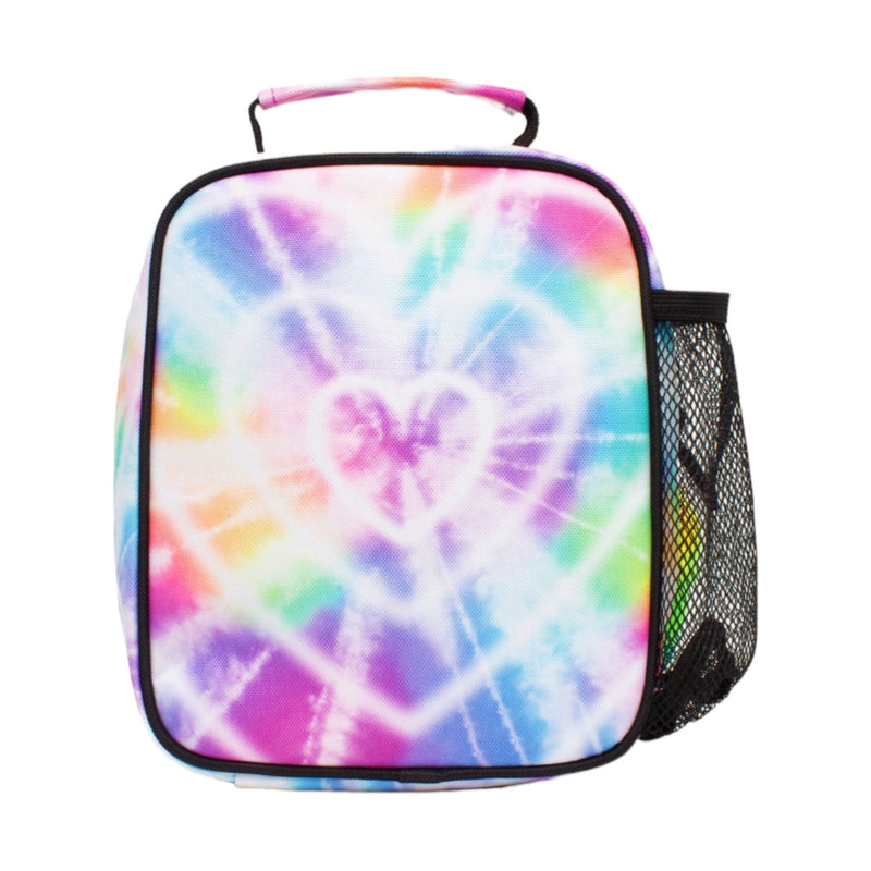 Hype Rainbow Heart Tie Dye Lunch Bag
