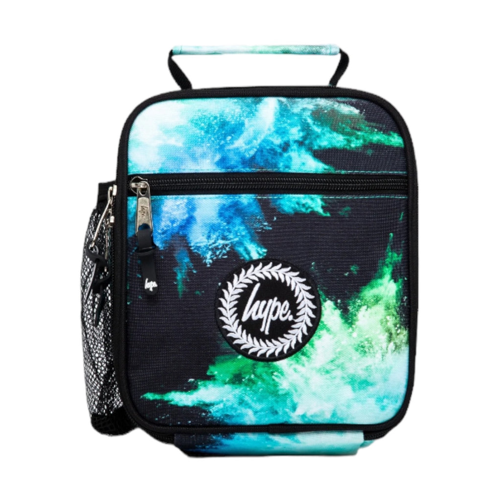 Hype Blue & Green Chalk Dust Lunch Bag