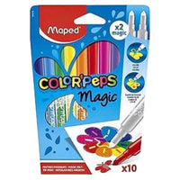 Helx Color Peps Magic Colour Reveal Felt Tip Pens 10 Pack