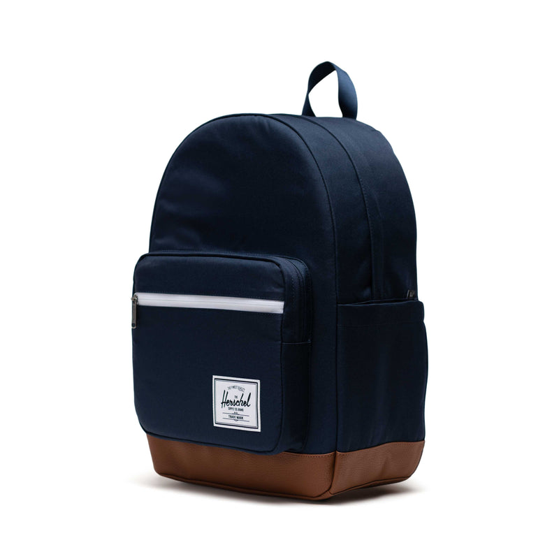 Herschel Pop Quiz - Navy/Tan Leather