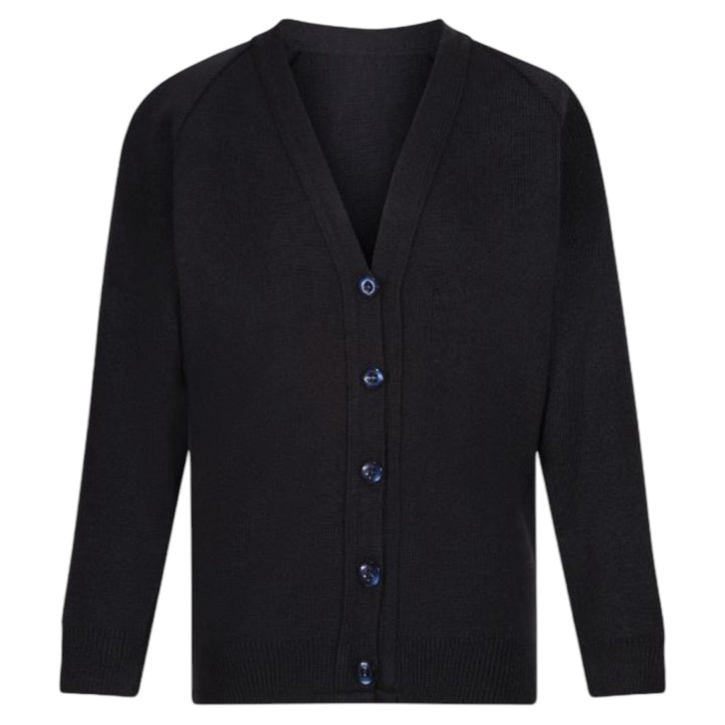 Navy Cardigan - 50% Cotton 50% Acrylic