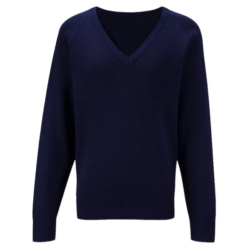 Navy Plain Vneck