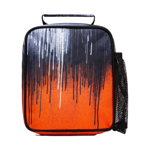 Hype Orange Drips Crest Lunch Bag