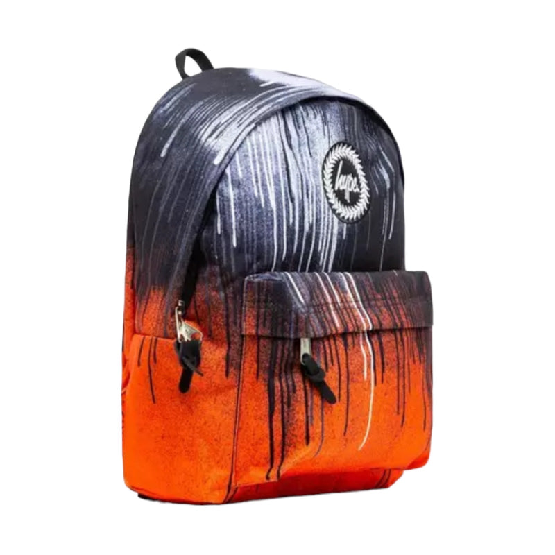 Hype Orange Drips Crest Backpack