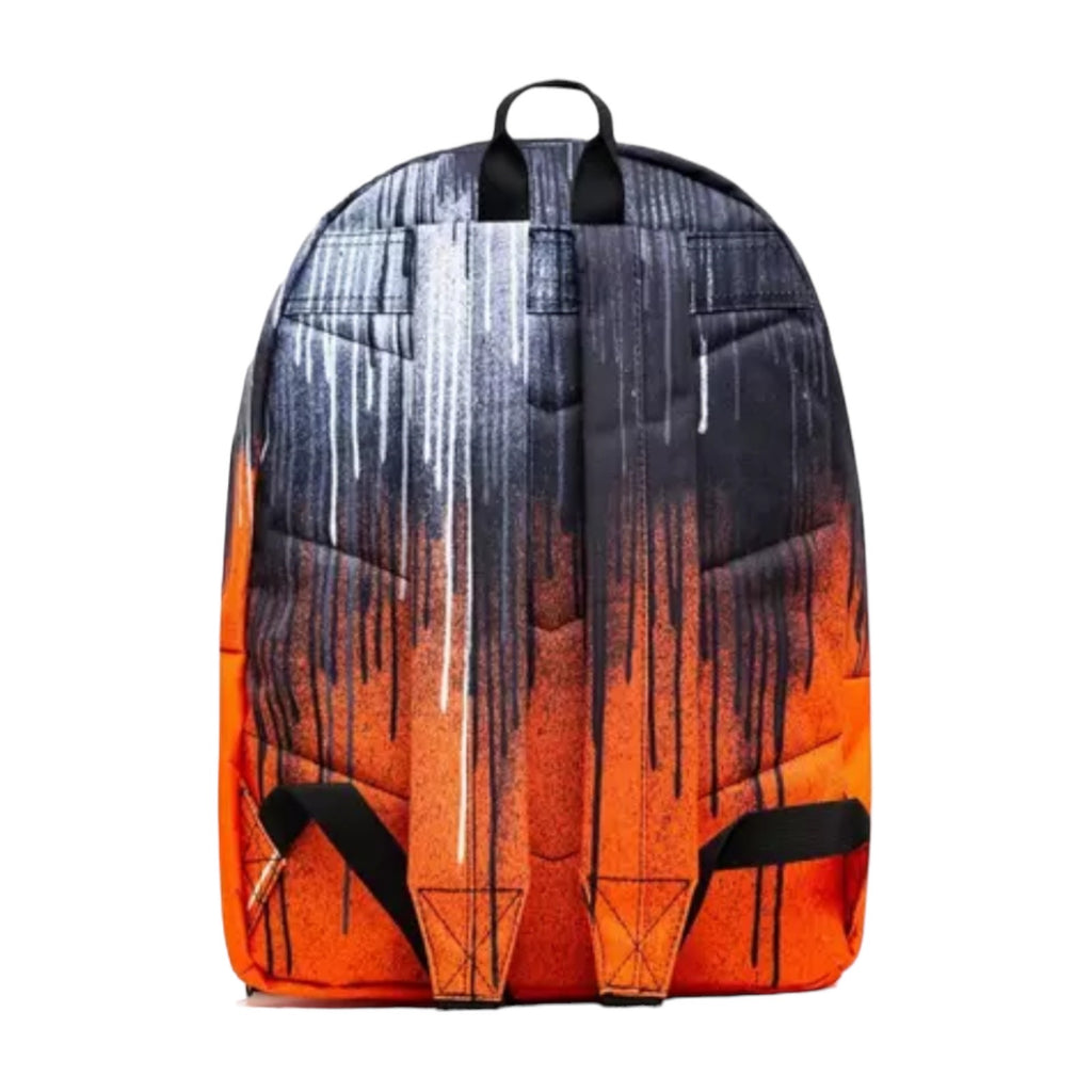 Hype Orange Drips Crest Backpack