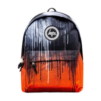 Hype Orange Drips Crest Backpack
