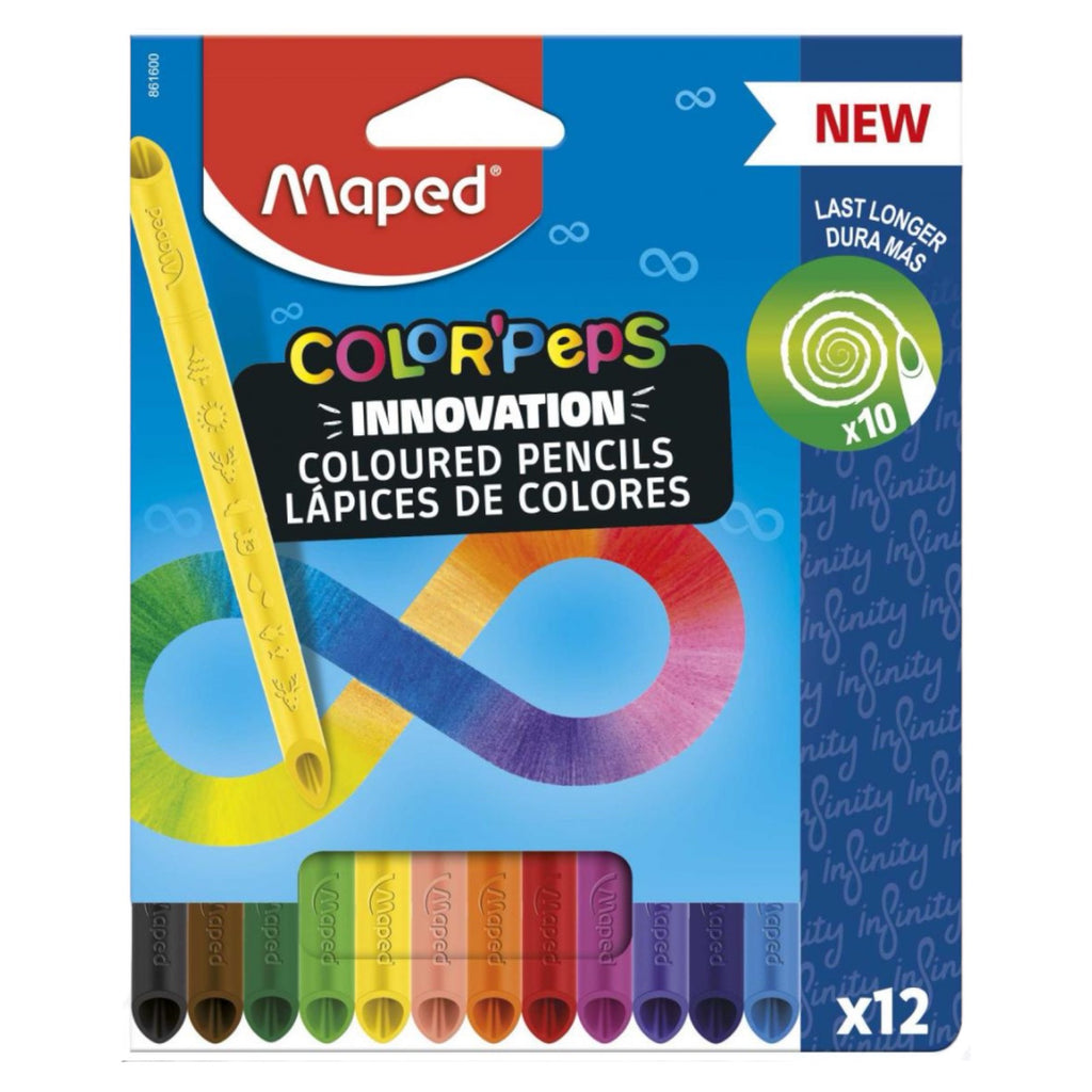 Helix Color Peps Infinity Pencils 12 Pack