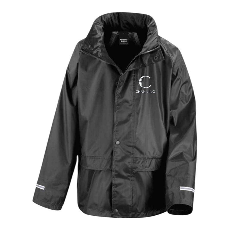 Channing Waterproof Black Rain Suit