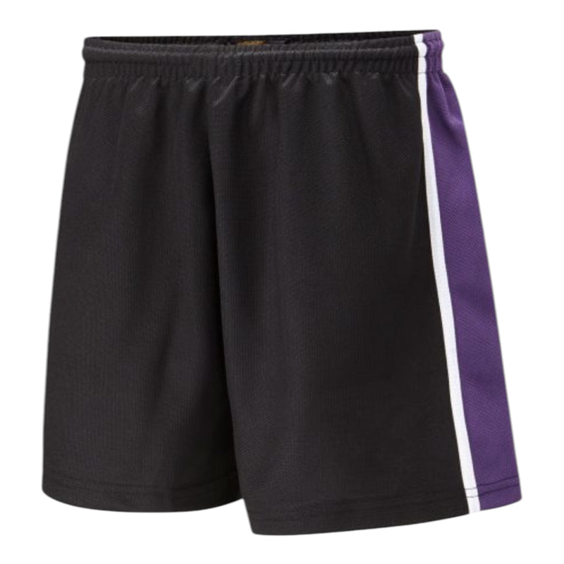 Black/Purple/White Shorts