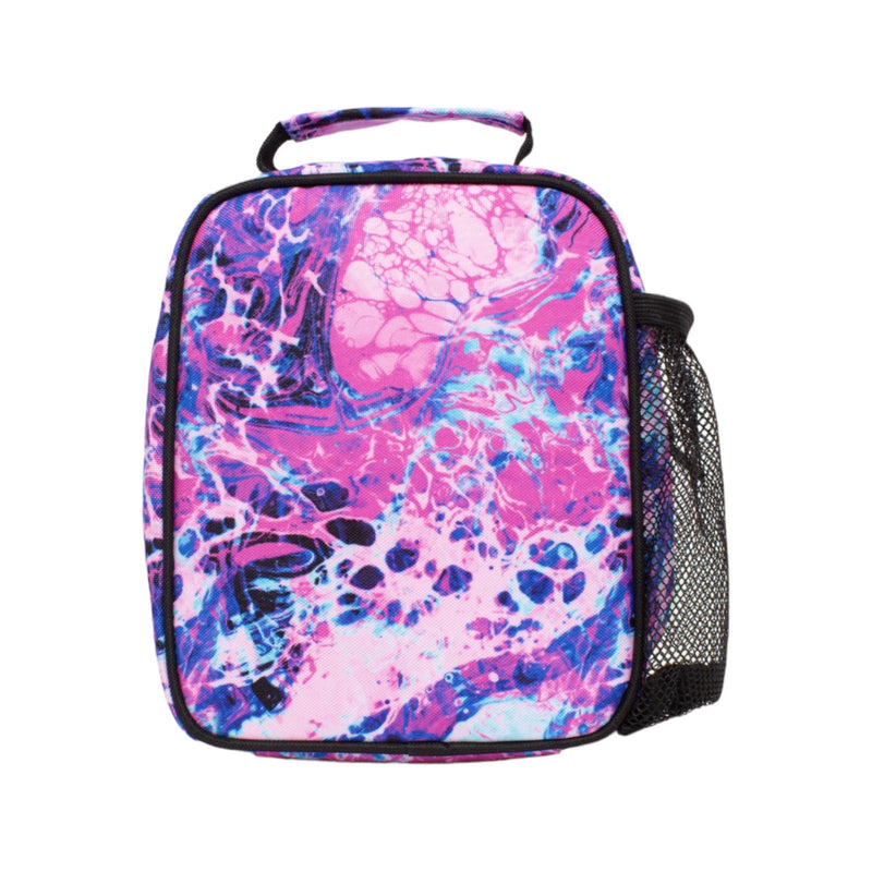 Hype Pink Mermaid Marble Lunch Bag
