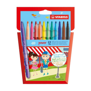 Stabilo Power 12 Pack Colouring Pens