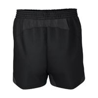 Black Cotton Rugby Shorts