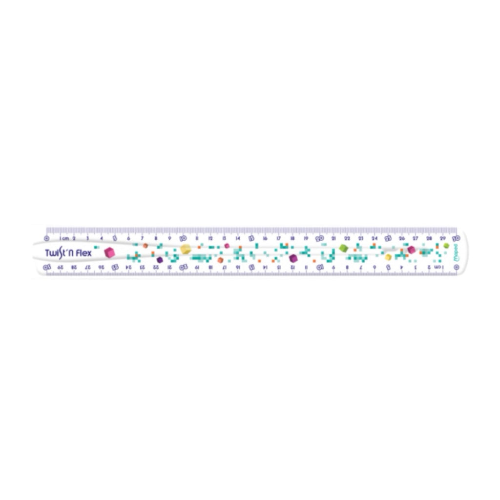 Helix Pixel Party Twist'n Flex Ruler