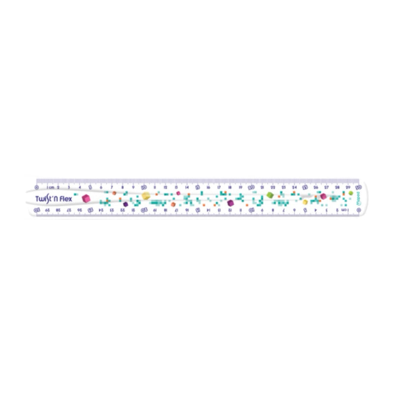 Helix Pixel Party Twist'n Flex Ruler