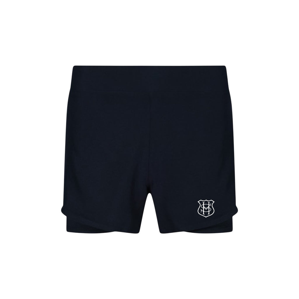 Sarum Hall 2 in 1 Sports Shorts