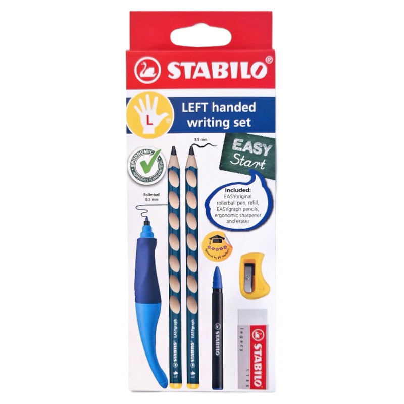 Stabilo Easy Start Left Handed Writing Set
