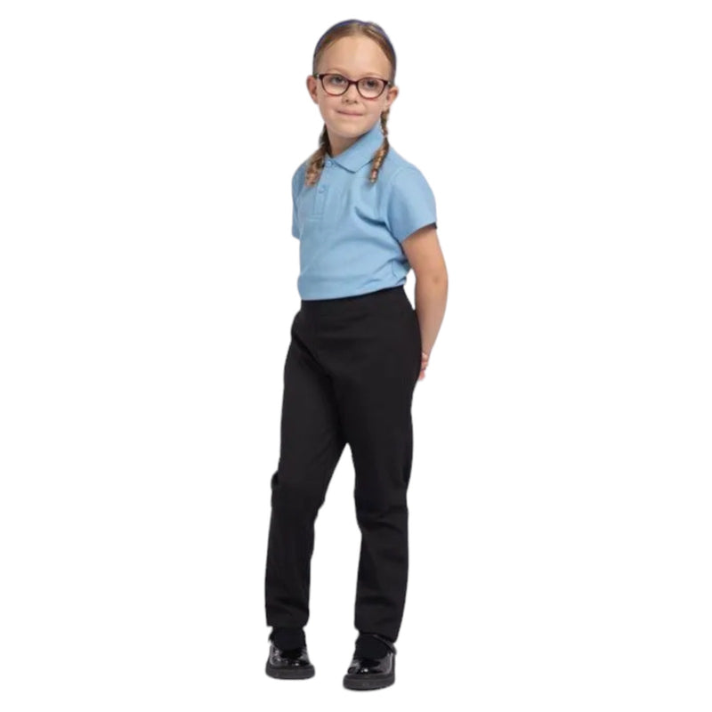 Black Junior Girls Tailored Fit Trousers