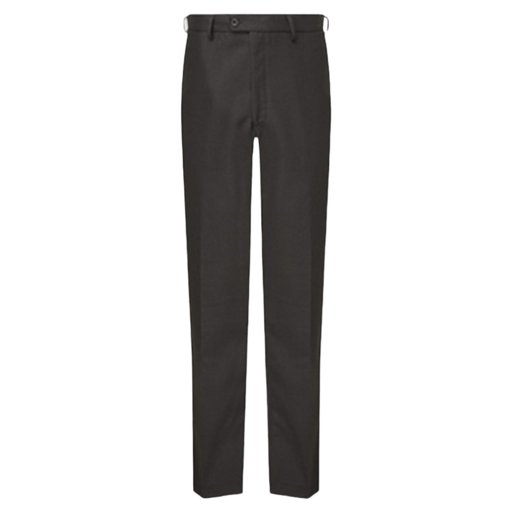 Charcoal Sturdy Fit Flat Front Eco Senior Boys' Trousers DL958