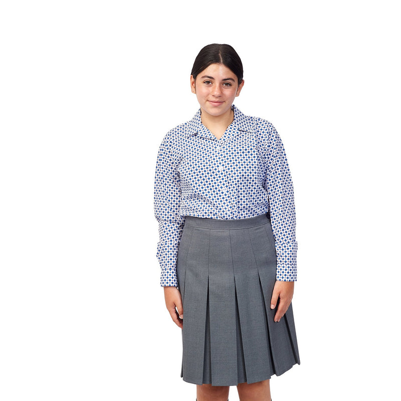 The Grey Coat Hospital School Box Pleat Knee Length Skirt